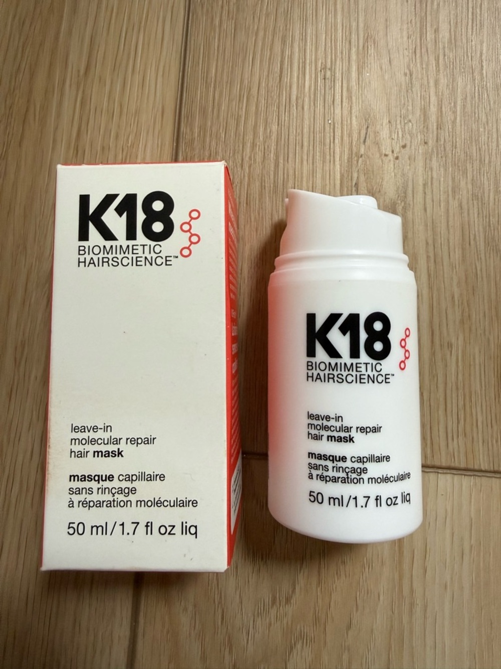 K18 Leave-In Molecular Repair Hair Mask 50ml Full Size NEW Authentic